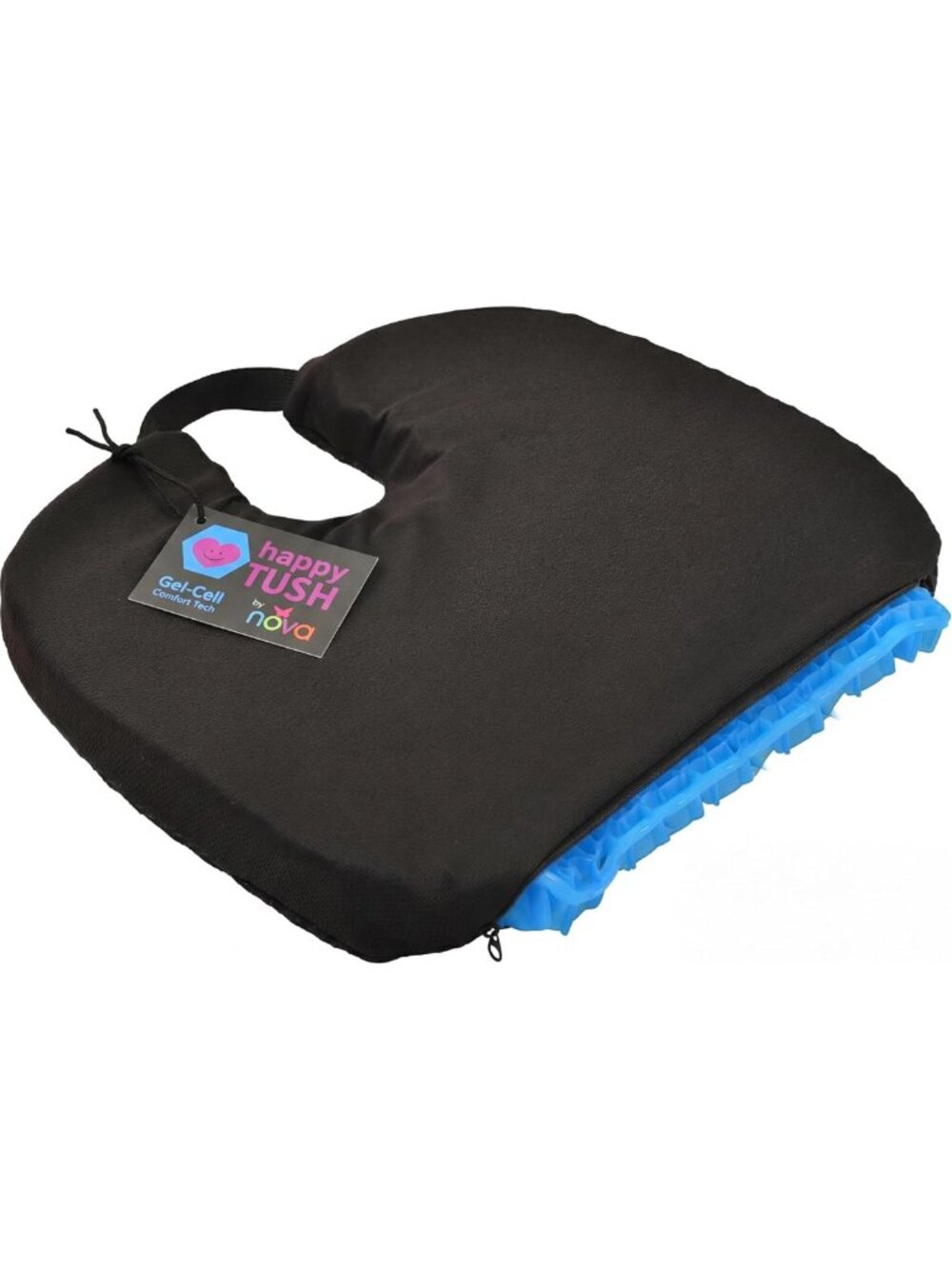 Comfortable Gel Seat Cushion for Tailbone & Sciatica Relief, Portable & Washable